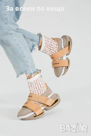 Balmain Дамски Маратонки Тип Чорап🔝Дамски Спортни Обувки Тип Чорап Белмейн - 5 Цвята Код E206, снимка 7 - Маратонки - 50410142