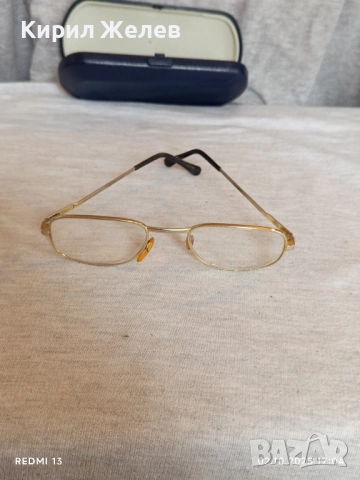 Ретро диоптрични очила позлатени стари с калъф 49498, снимка 6 - Слънчеви и диоптрични очила - 51922694