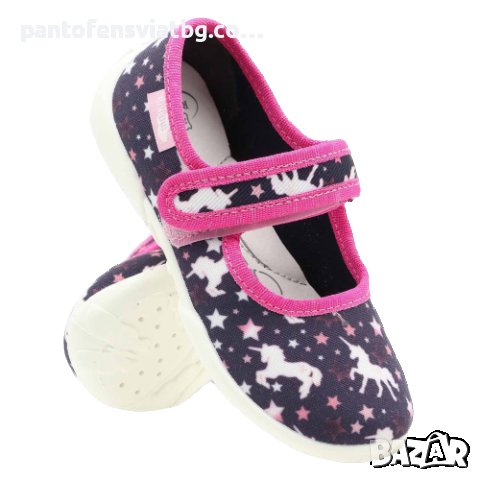 Детски пантофи RenBut син еднорог 26/32