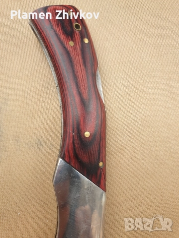 масивен джобен сгъваем нож с компас, снимка 4 - Ножове - 52636814