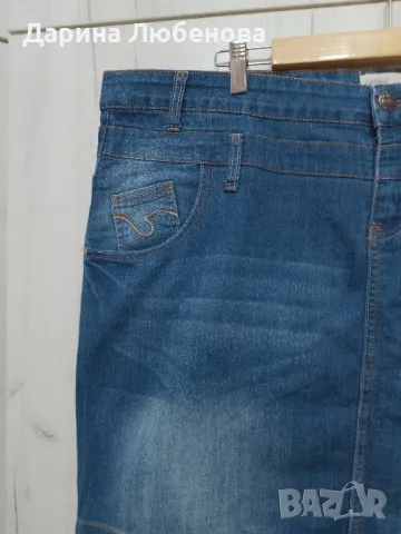 Макси дънкова пола, снимка 3 - Поли - 49956791