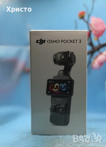 Компактна 4K vlog камера с 3-осен механичен гимбал DJI Osmo Pocket 3 – 1” CMOS, 4K/120fps, снимка 2 - Камери - 56185880