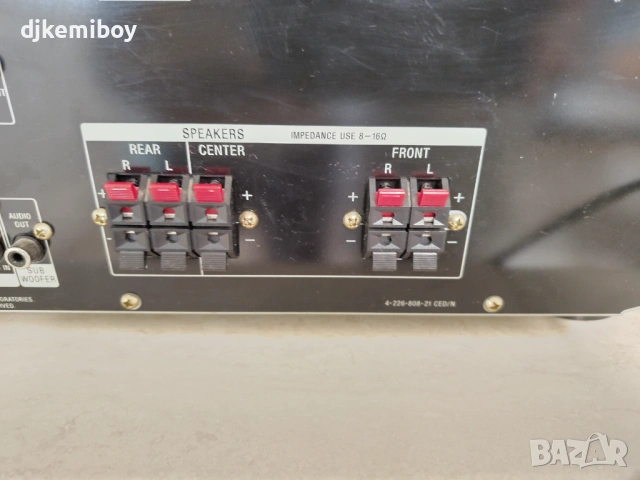 Resiver Sony STR-DE445, снимка 9 - Ресийвъри, усилватели, смесителни пултове - 53776301