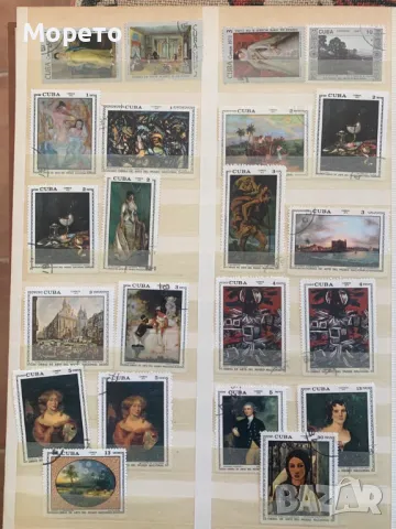Лот стари марки,колекция от Куба-1969 до 1989г-266 броя, снимка 4 - Филателия - 48526264