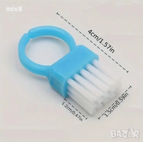 Четка за пръст 10 бр. комплект 
