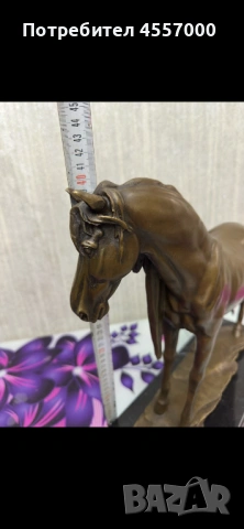 Масивна бронзова скулптура "Кон" (12 кг) – подпис P.J. Mene, снимка 4 - Антикварни и старинни предмети - 53434031