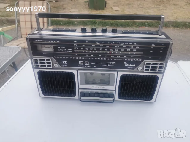 ITT RC 5500 ВНОС SWISS 1209261512L4, снимка 5 - Радиокасетофони, транзистори - 56041229