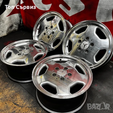 Ретро алуминиеви джанти за Мерцедес, Intra Monoblock, 15 цола, 5x112, снимка 2 - Гуми и джанти - 51030723