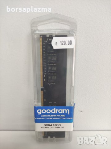 РАМ Памет Goodram DDR4 16 GB, снимка 1 - RAM памет - 35720451