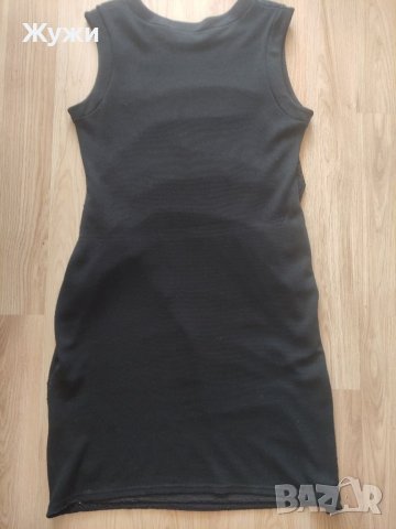 Елегантна ,черна ,дамска рокля размер Л, снимка 5 - Рокли - 40613844