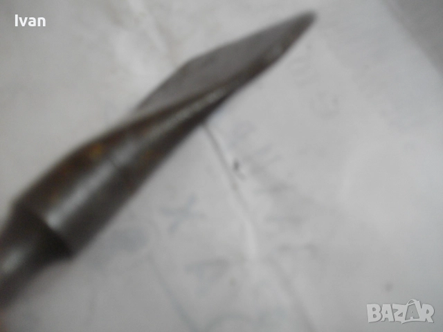Старо качество масивно немско длето шпакла 137мм за стъргане стържене дърво/бетон за машина скрепер, снимка 11 - Други инструменти - 51555160