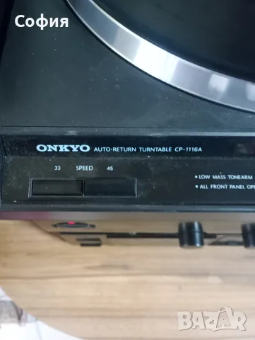 грамофон ONKYO CP116AUTO RETURN TURNTABLE , снимка 2 - Грамофони - 56181065