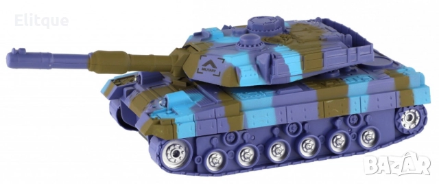 Радиоуправляем танк със звук и светлина, снимка 10 - Други - 52744951