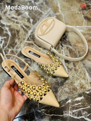 Дамски обувки на ток + чанта Различни цветове , снимка 3 - Чанти - 48854608