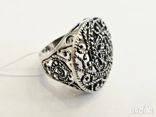 Сребърен пръстен и висулка 02984-25, снимка 3 - Бижутерийни комплекти - 50663731