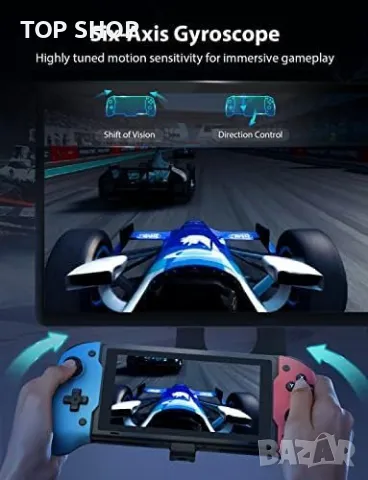 Нов Контролер за Nintendo Switch/Switch OLED в ръчен режим Игри, снимка 8 - Nintendo конзоли - 49956864