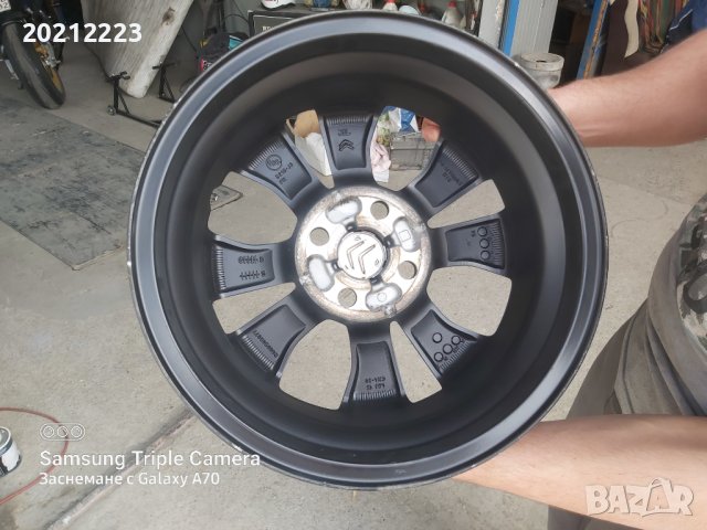 1 брой алуминиева джанта за Citroen C1  15, снимка 4 - Гуми и джанти - 40367599