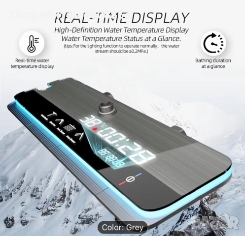 Луксозна душ система 4 в 1 с температурен дисплей,, снимка 3 - Други стоки за дома - 53396305