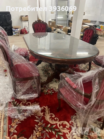 Класическа маса,уникат,с много вградени фурнири, снимка 2 - Други стоки за дома - 52375175