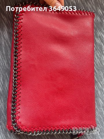 Червена чанта, снимка 1 - Чанти - 41629797