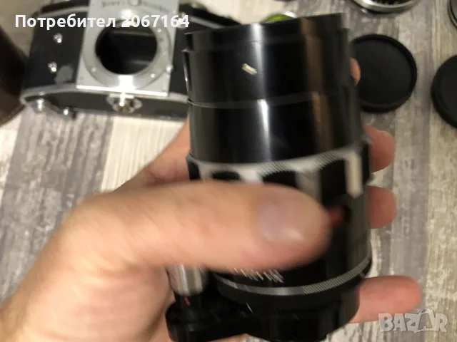 Ретро фото лот Exakta Varex IIa с 3 обектива Carl Zeiss Jena и 1 Schneider, снимка 9 - Фотоапарати - 55972136