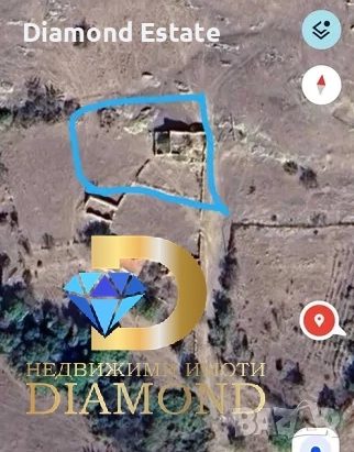 Парцел със стара къща в село Изворово, общ. Харманли