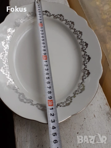 Порцеланово плато поднос Чехословакия порцелан, снимка 5 - Антикварни и старинни предмети - 53449168