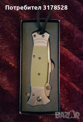 Масивен полуавтоматичен нож, снимка 2 - Ножове - 39630381