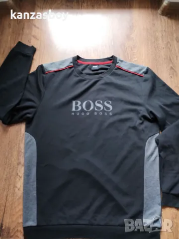 hugo boss tracksuit sweatshirt - страхотна мъжка блуза ХЛ, снимка 4 - Спортни дрехи, екипи - 49276640