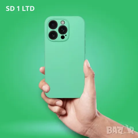 Силиконов гръб за iPhone 15 Pro Max кейс протектор за телефон, снимка 4 - Калъфи, кейсове - 50429369