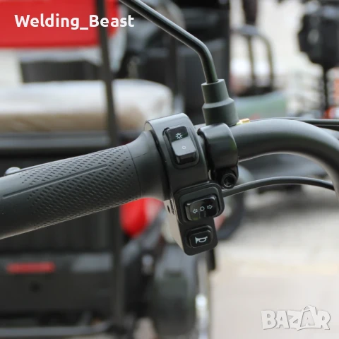 Електрическо колело-мотопед SG Super Crown 750W / 48V / 15Ah - Red, снимка 3 - Мотоциклети и мототехника - 51284473