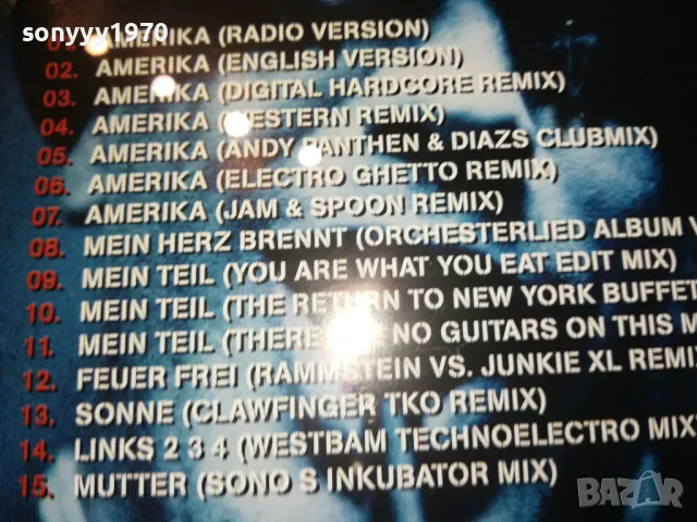 RAMMSTEIN AMERIKA CD 1111241626, снимка 10 - CD дискове - 47927481