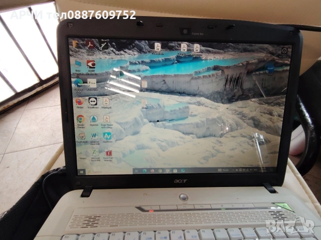 Перфектно работещ лаптоп Acer Aspire 5315 ICL50 чанта и работеща батерия laptop notebook, снимка 11 - Лаптопи за дома - 53316711