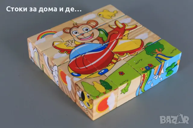 ✨Дървени кубчета (16бр) , снимка 1