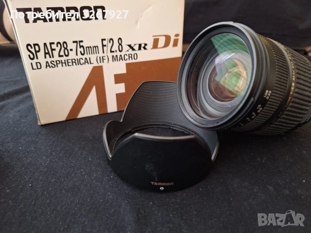 Продавам обектив Tamron AF 28-75mm F/2,8 IF Macro, снимка 6 - Обективи и филтри - 53852261