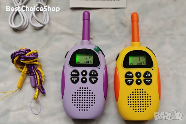 Детски уоки токи, презареждащи се 16-канала радиостанции, снимка 3 - Други - 53749850