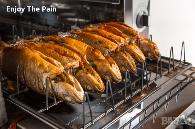 Helia Smoker пушилня, уред за бавно готвене и безпламъчно опушване., снимка 7 - Обзавеждане на кухня - 52996314