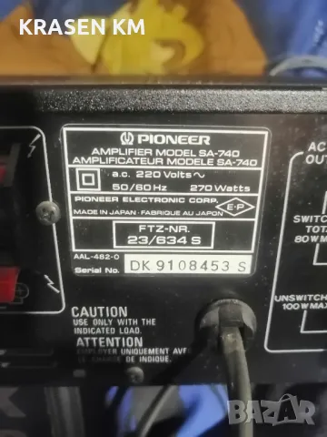 pioneer sa 740, снимка 12 - Ресийвъри, усилватели, смесителни пултове - 47525225