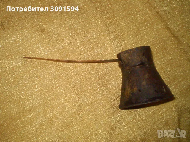 Винтидж  медно  джезве за турско кафе с дръжка    Ръчно изработено, снимка 6 - Други ценни предмети - 48801397