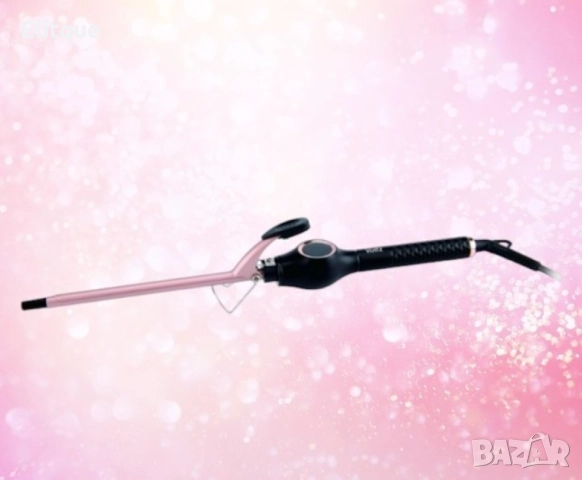 Маша за коса Voltz, 38W, Турмалинов кристал покритие, 200°C , Черен, снимка 3 - Маши за коса - 52889054