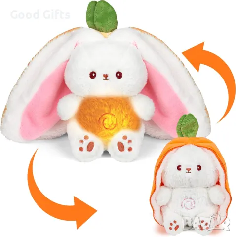 Дишаща плюшена играчка Зайче, Плюшена играчка за сън Заек, снимка 7 - Плюшени играчки - 47756023