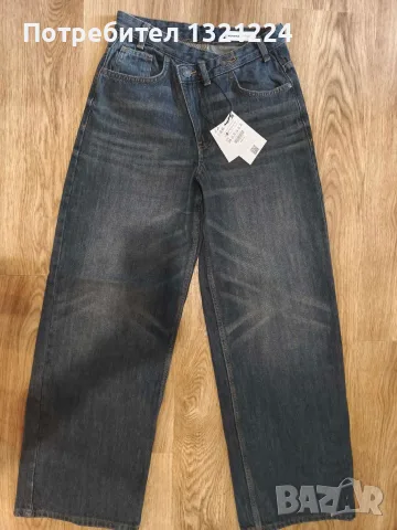 НОВИ дънки Bershka с етикет, Barrel Fit; Wide Leg, снимка 3 - Дънки - 55770906