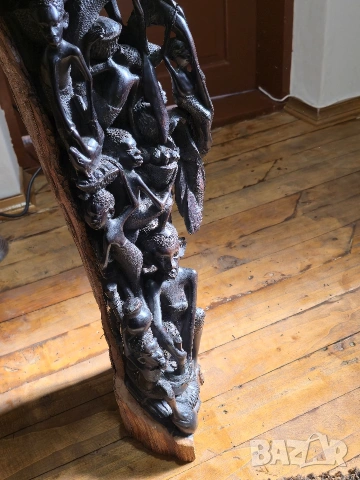 Африканско изкуство- Дървото на живота, снимка 5 - Декорация за дома - 53843555