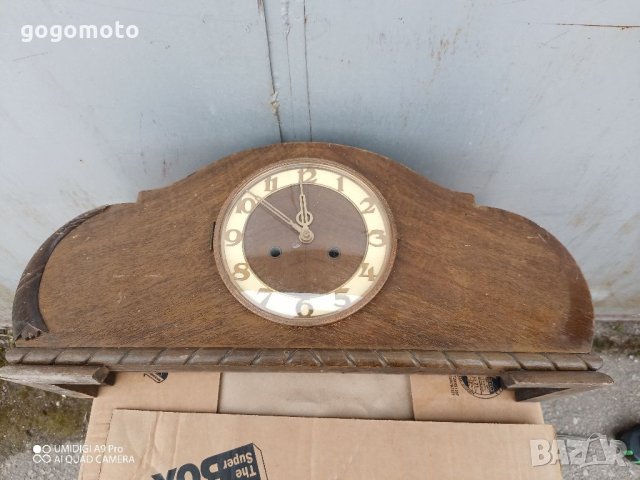 Оригинален стар каминен настолен часовник Механичен каминен часовник, снимка 4 - Антикварни и старинни предмети - 35934036