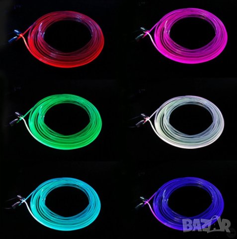 LED лента амбиентно осветление с дистанционно интериор кола автомобил, снимка 2 - Аксесоари и консумативи - 37957785