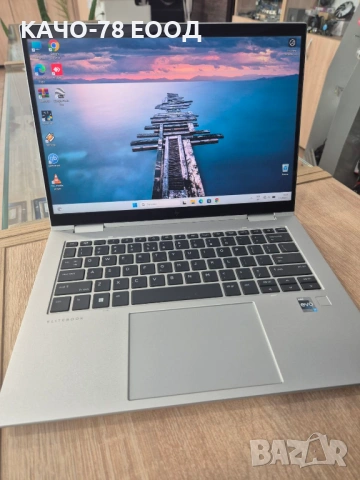 Лаптоп  HP Elite x360 с тъчскрийн и подсветка на клавиатурата