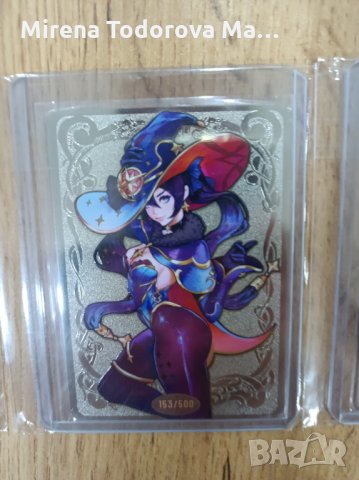 Метална карта на Mona Genshin Impact Yu-Gi-Oh Center/Field, снимка 3 - Карти за игра - 34686386