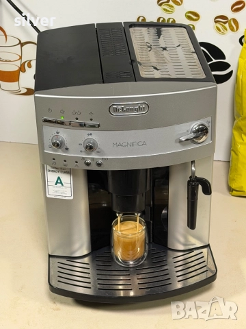 Кафемашина кафе автомат delonghi magnifica с гаранция, снимка 6 - Кафемашини - 52543903