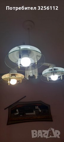 Абажури с 1,2,3 или 4 крушки, снимка 1 - Лампи за таван - 39442653