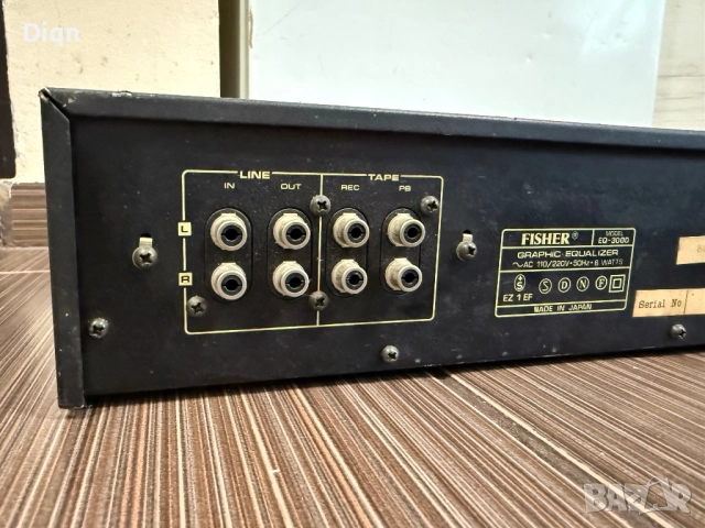 Еквалайзер Fisher EQ-3000, снимка 13 - Ресийвъри, усилватели, смесителни пултове - 51539330